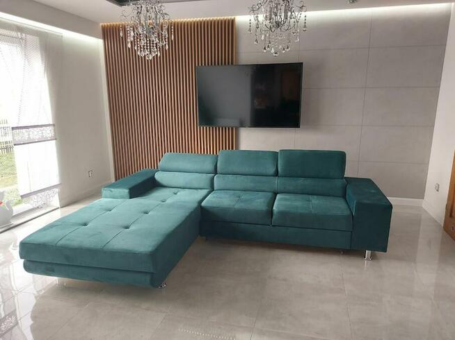 Narożnik z zagłówkami Livio