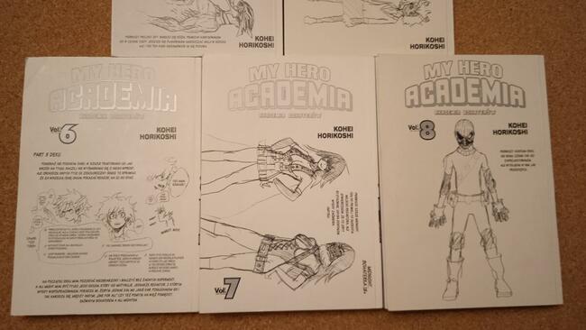 Manga My Hero Academia tomy 4 - 8
