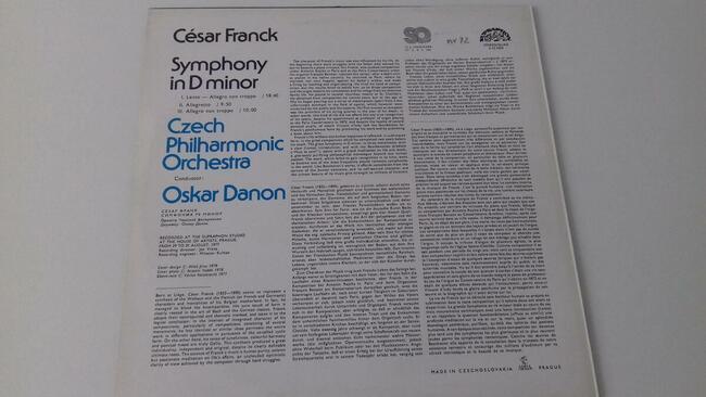 Winyl – Franck-Symphony in D minor, sprzedam