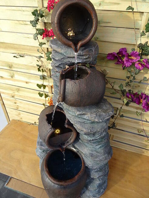 FONTANNA OGRODOWAWODOGRZMOTYwys.120cm ! ośw.LED*