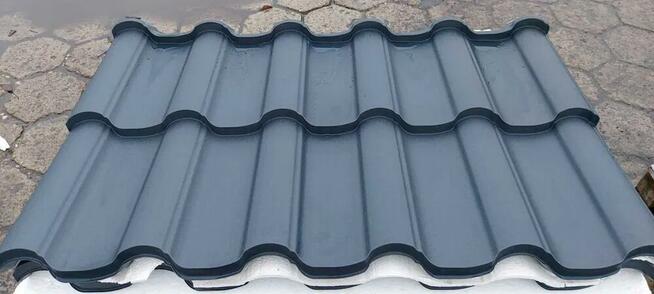 Blachodachówka II gatunek grafit-brąz-czarny dom-bud.gosp.-a