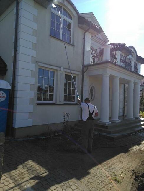 Mycie elewacji, mycie dachów, mycie kostki .