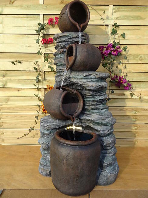 FONTANNA OGRODOWAWODOGRZMOTYwys.120cm ! ośw.LED*