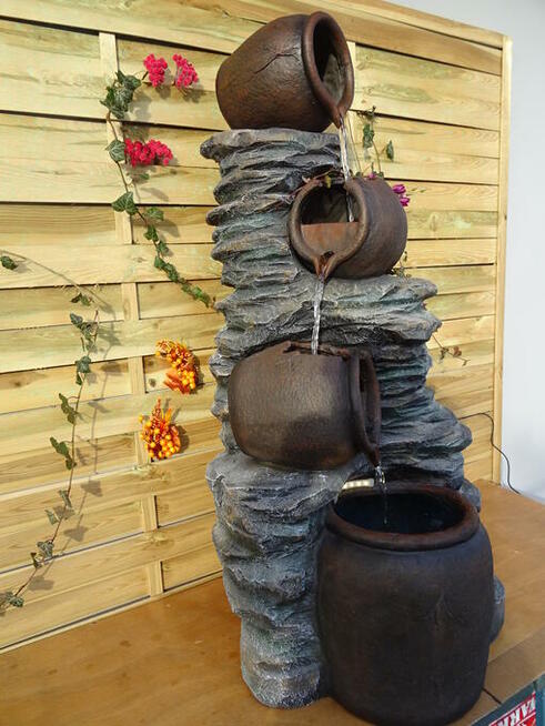 FONTANNA OGRODOWAWODOGRZMOTYwys.120cm ! ośw.LED*