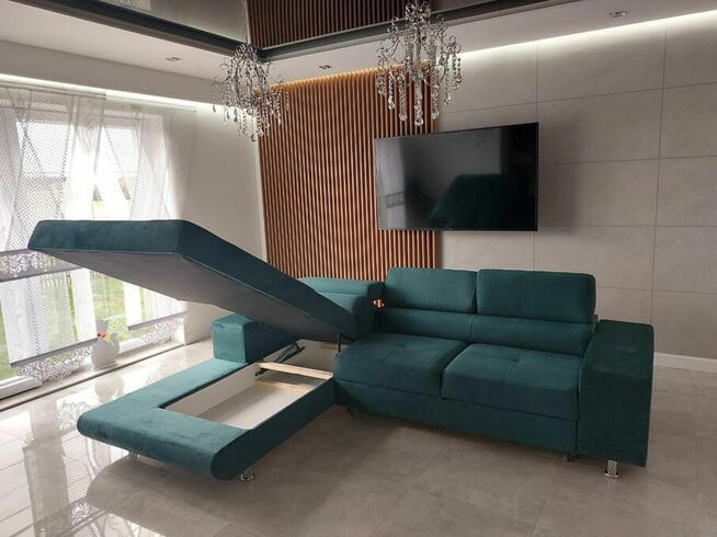 Narożnik z zagłówkami Livio