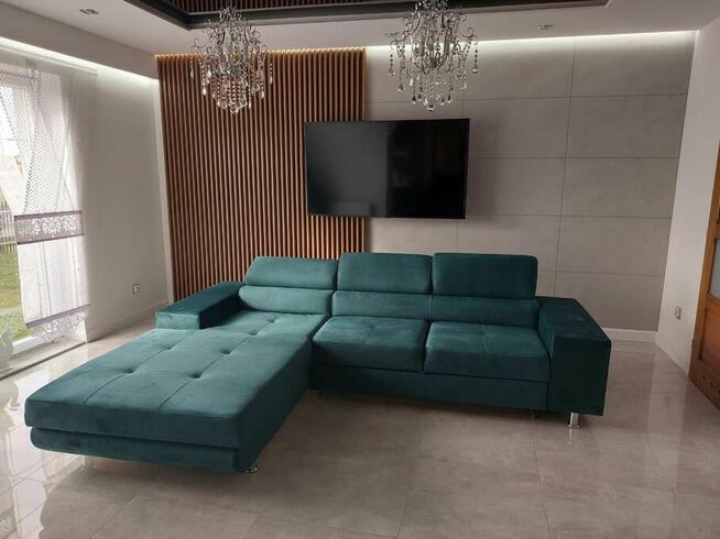 Narożnik z zagłówkami Livio