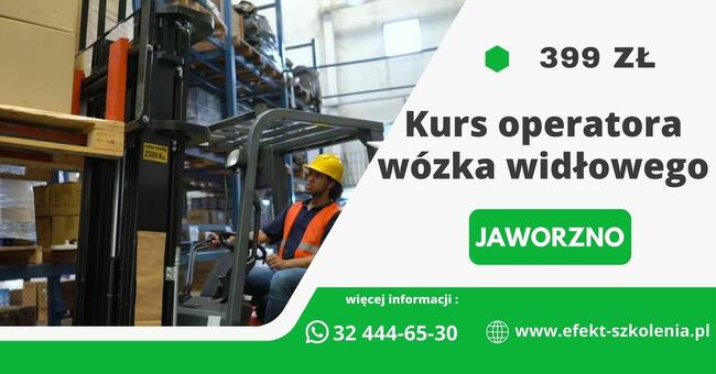 Kurs na wózki widłowe UDT Jaworzno - Cena promocyjna
