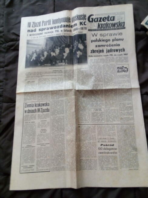 Gazeta Krakowska 4 egzm z 1964r