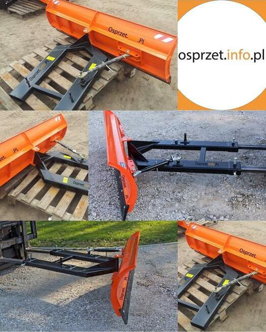 PŁUG ŚNIEŻNY DO WÓZKA WIDŁOWEGO LUB ŁADOWARKI NA WIDŁY - 2,0
