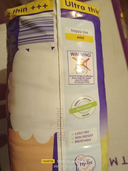 Pieluchy Toujours 2 od trzech do sześciu kilo mini