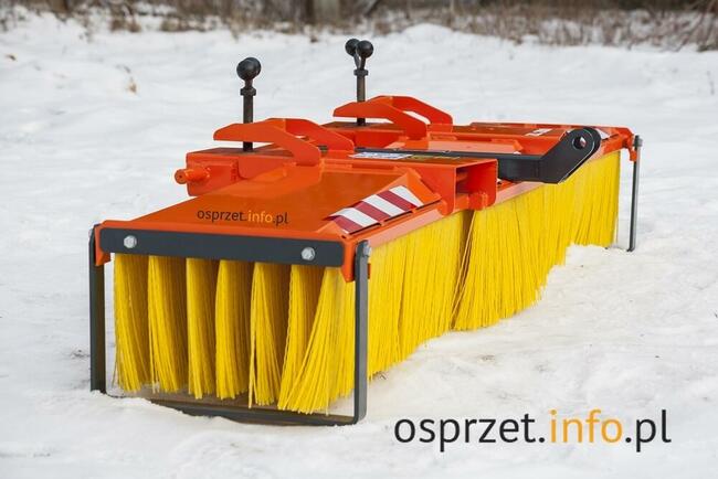 Zamiatarka szczotkowa ZL 200 cm z mocowaniem TUZ + widły