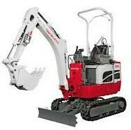 minikoparka niwelacja prace ziemne