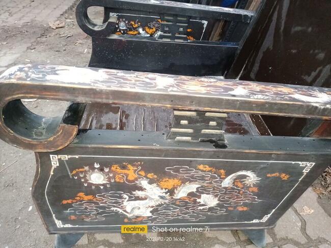 Meble japońskie koreańskie biurko, kufer