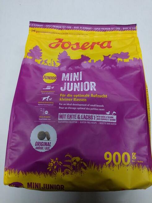 Josera karma sucha dla psów. Opakowanie 900g.