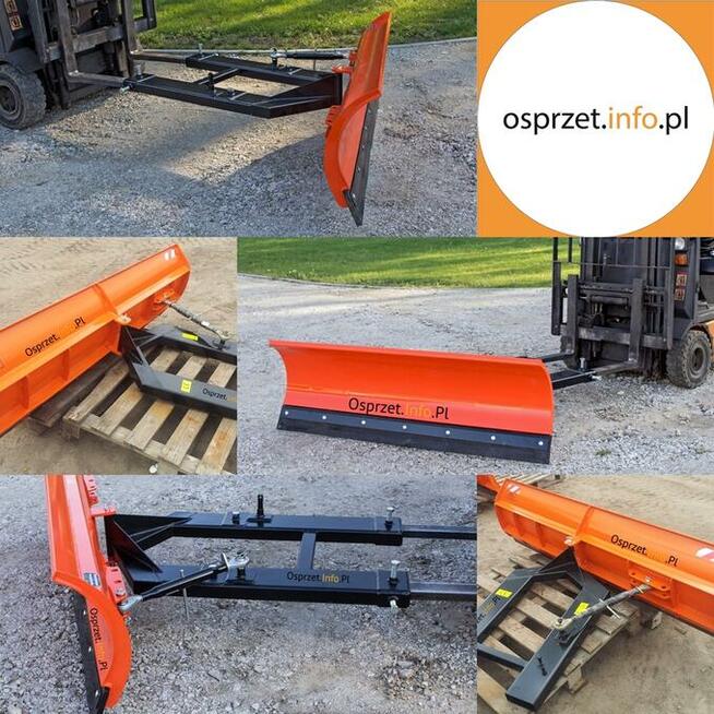 PŁUG ŚNIEŻNY DO WÓZKA WIDŁOWEGO LUB ŁADOWARKI NA WIDŁY - 2,0
