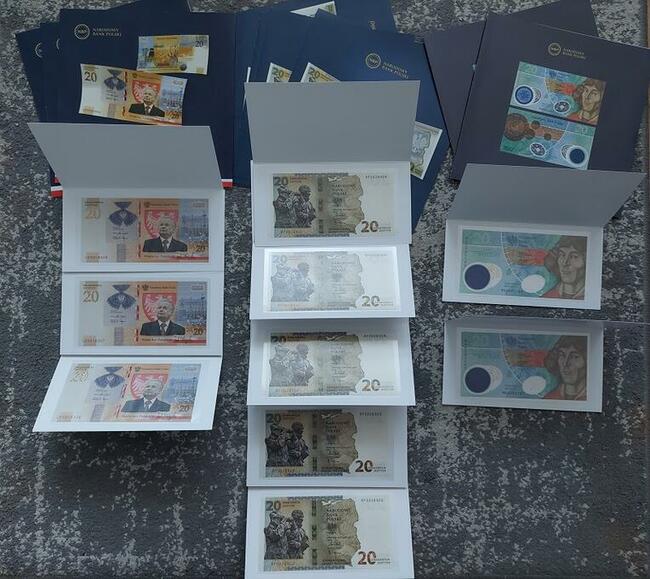 NOWY Zestaw Banknotów kolekcjonerskich