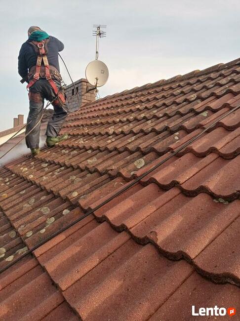 malowanie i czyszczenie dachów, elewacji, kostki