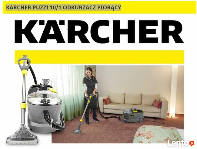 Odkurzacz piorący KARCHER PUZZI 10/1 - wynajem