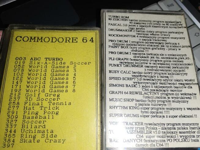Gry commodore 64 music programs
