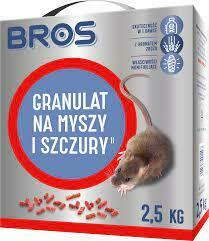 Bros granulat na myszy i szczury 2,5 KG