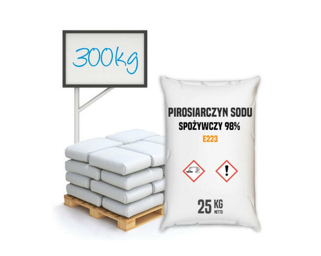 Pirosiarczyn sodu spożywczy E223