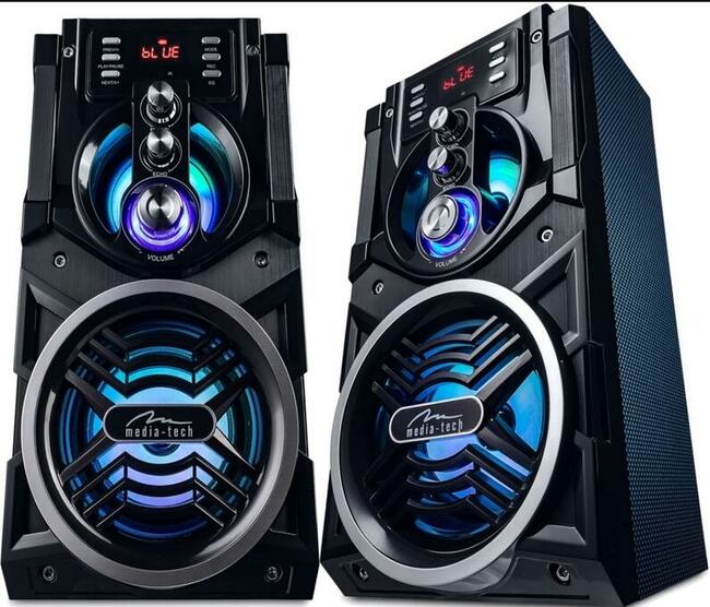 GŁOŚNIK KOLUMNA MOCNY KARAOKE PRZENOŚNY BLUETOOTH