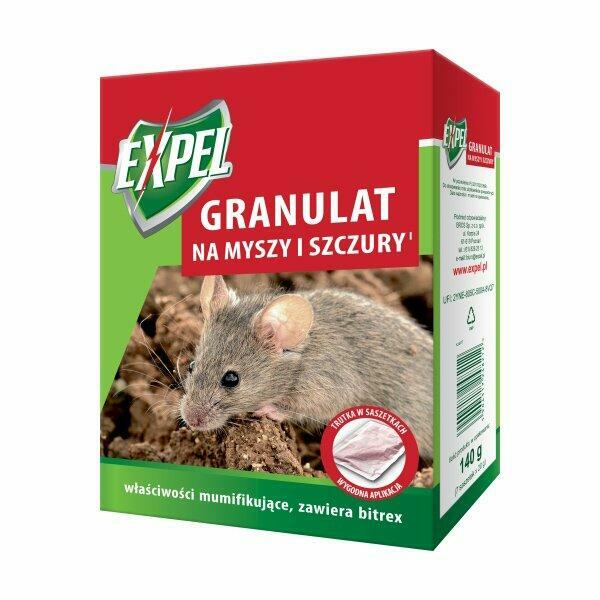 EXPEL granulat na myszy i szczury 140g