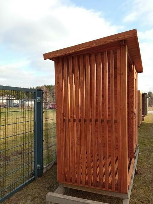 Drewutnia, domek narzędziowy, lamele pionowe