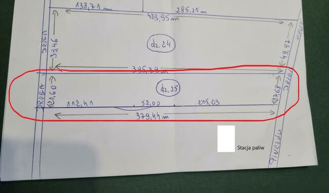 Działka inwestycyjna Hajdaszek