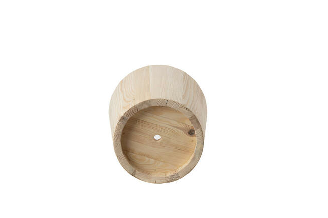 Zestaw donic drewnianych, donice tarasowe, osłonki