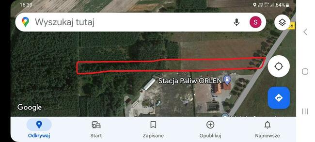 Działka inwestycyjna Hajdaszek