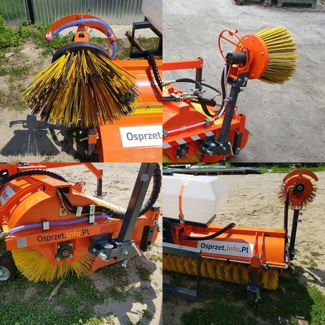 Zamiatarka hydrauliczna z koszem i zraszaniem ZML160 - 180