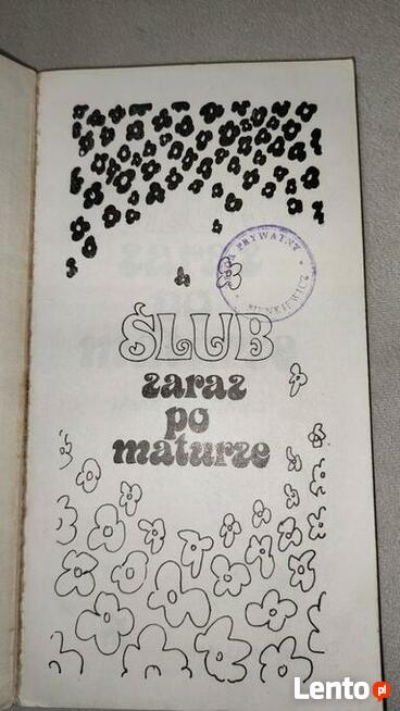 „Ślub zaraz po maturze” Maria Dańkowska + GRATIS książka