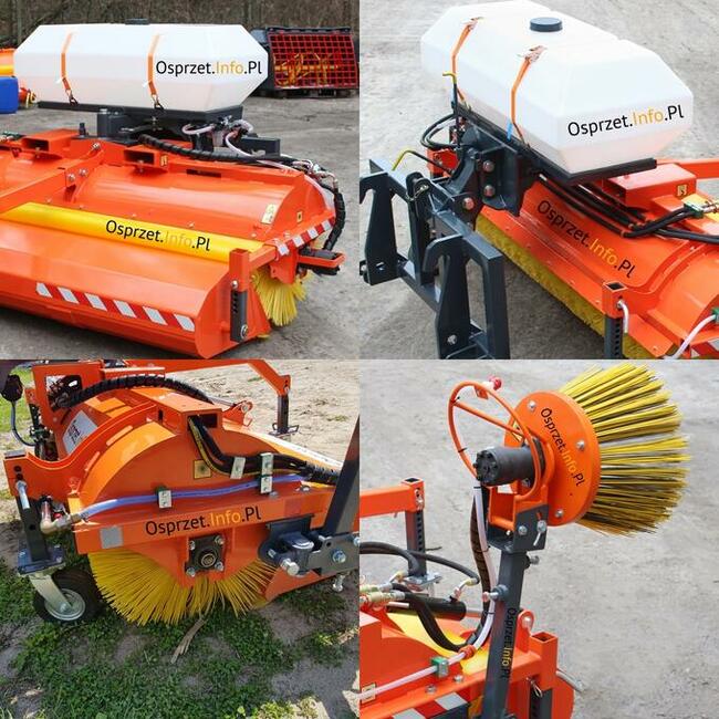 Zamiatarka hydrauliczna z koszem i zraszaniem ZML120