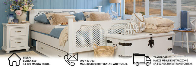 Drewniana komoda w stylu country