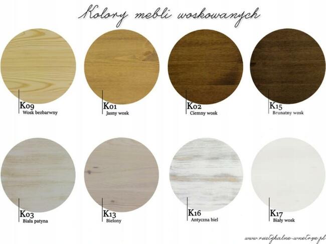 Drewniana komoda w stylu country