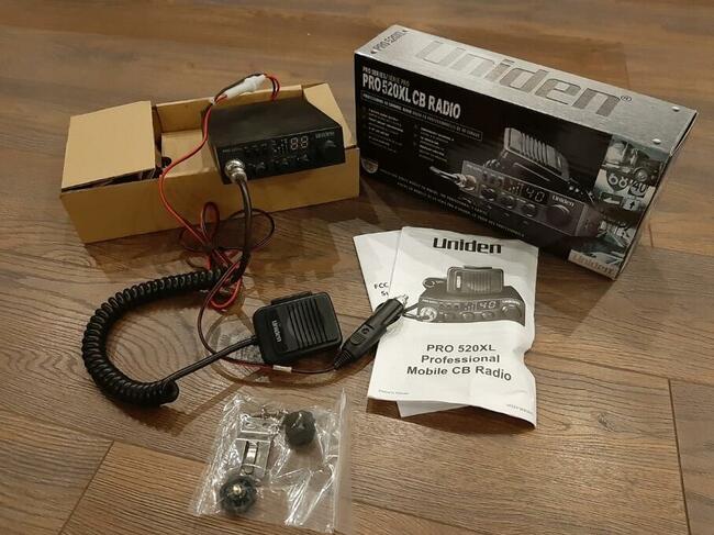 Uniden 520XL po tuningu.nowe cb radio