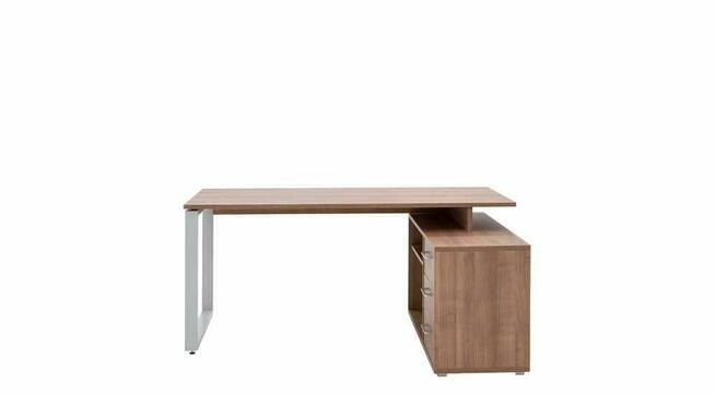 Biurko z dostawką Agata Meble Cube 3S wiśnia Havana 2 sztuki