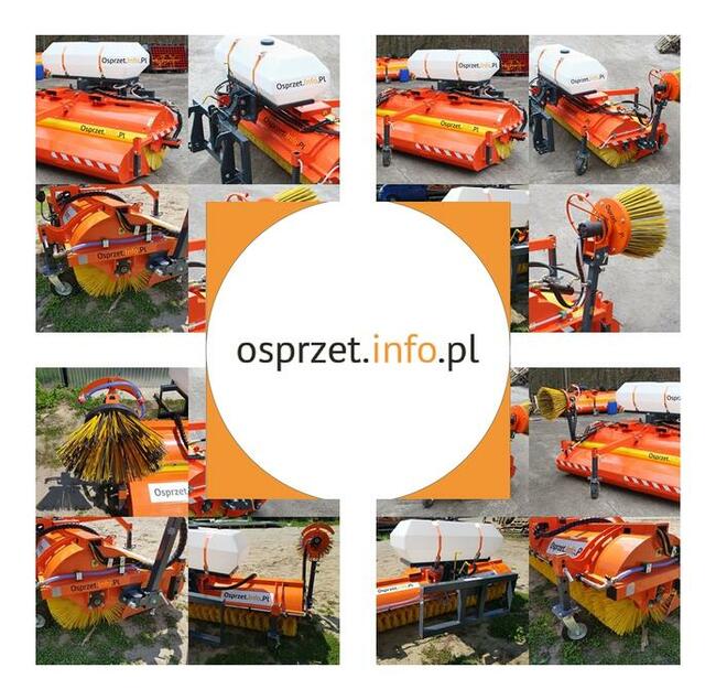 Zamiatarka hydrauliczna z koszem i zraszaniem ZML160 - 180