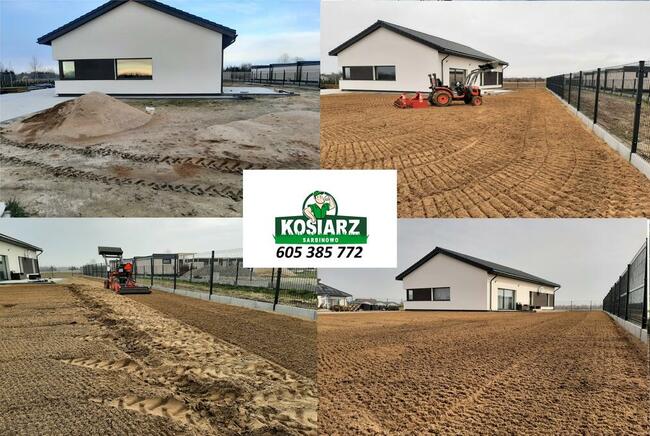 Usługi glebogryzarką ogródki działki łąki kwietne trawniki