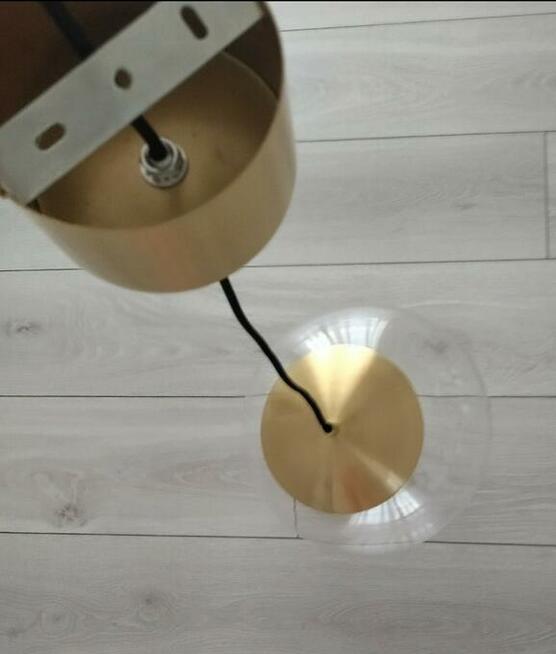 lampa kula wisząca szkło