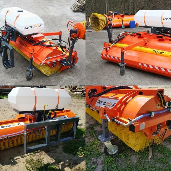 Zamiatarka hydrauliczna z koszem i zraszaniem do ładowarki Z