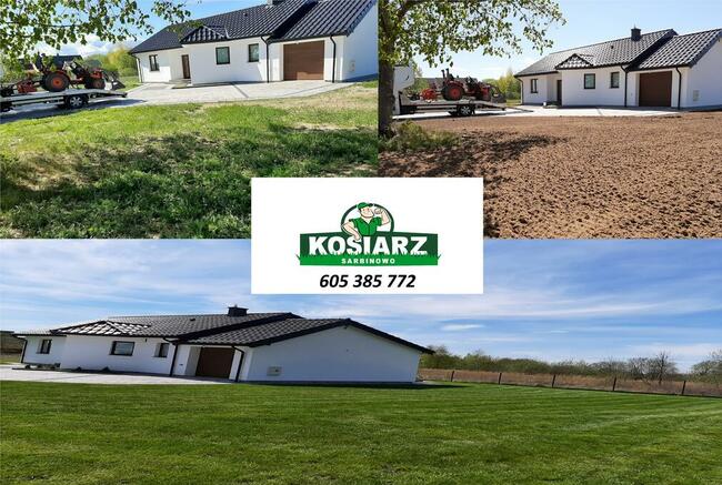 Zakładanie trawnika z rolki siewu łąki kwietnej Koszalin