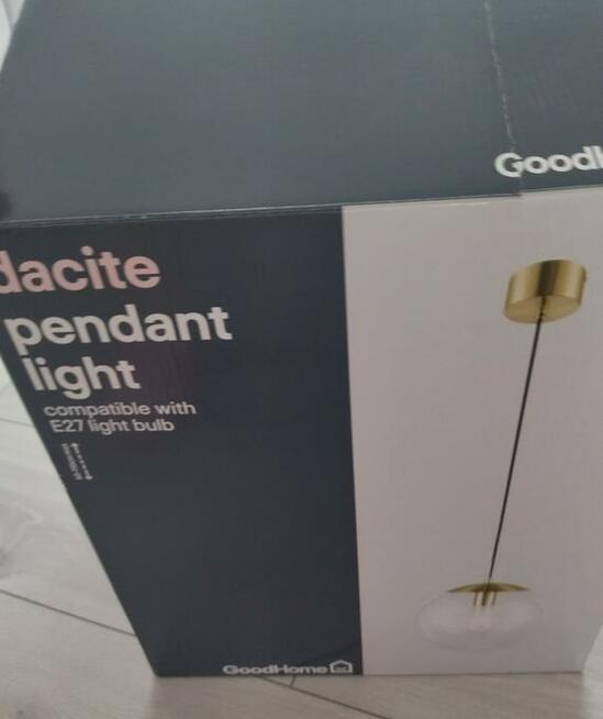 lampa kula wisząca szkło