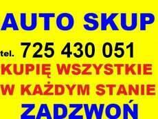 SKUP AUT TEL 725-430-051 KONKRETNIE KAŻDE AUTO KUPIĘ OD RĘKI