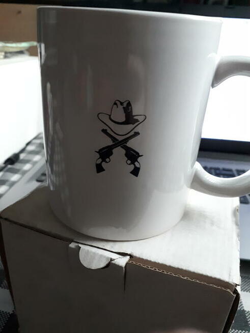 Kubek Wanted Western.Super prezent na urodziny.