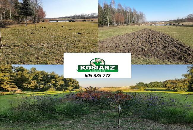 Usługi glebogryzarką ogródki działki łąki kwietne trawniki