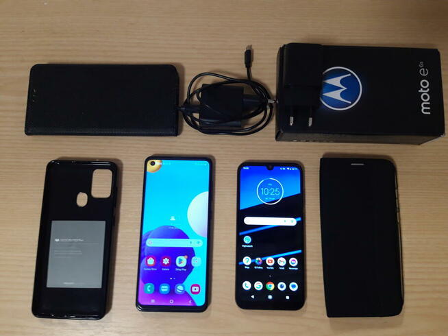 Samsung A21s i Motorola E6s sprzedam lub zamienię za A40