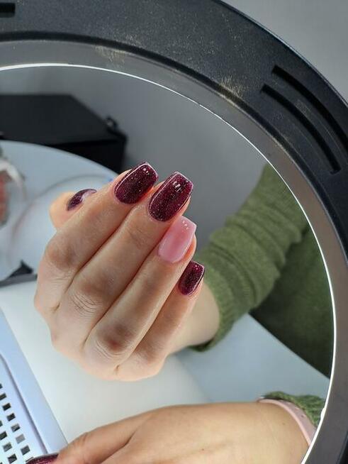 Paznokcie żel, hybryda.