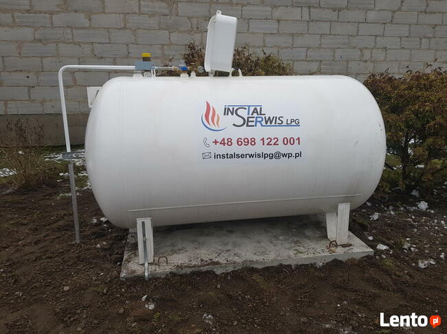 Zbiornik na gaz płynny LPG 2700L /3700L / 4850L / 6400L nazi